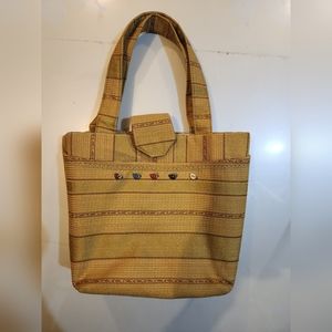 Butterfly Quilting by Flo handbag with birds